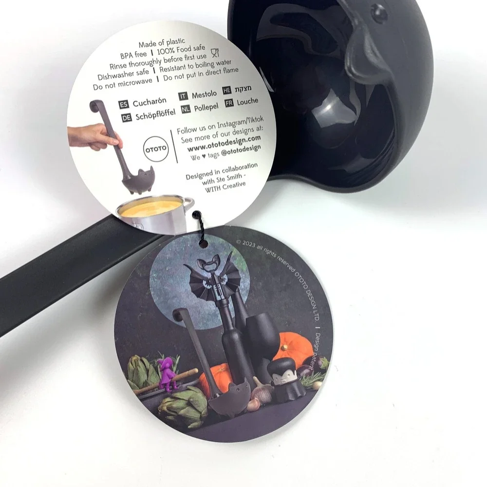 Ototo‎ Katie Cat Black Soup Ladle Halloween Gothic Purrfect For Soup